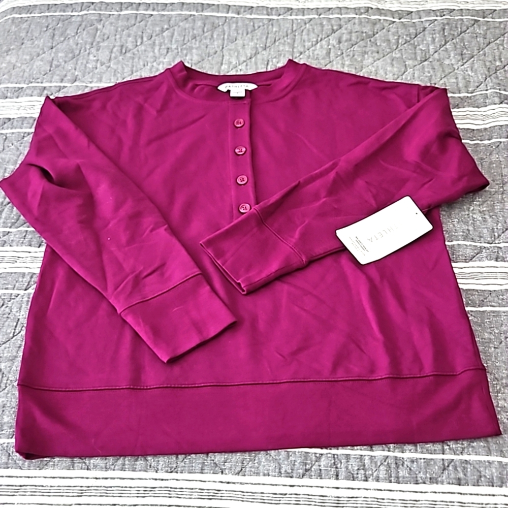 Athleta Balance Henley, NWT, size small